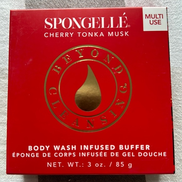 Spongelle Cherry Tonka Musk body wash infused buffer. - Picture 1 of 5